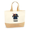 Sac Fête des Mères Mamie Famille Idée Cadeau anniversaire Noël Travail Boulot Métier Départ Retraite Collègue Femme cabas shopping plage