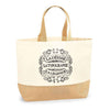 Sac Jute Fête des Mères Fêtes des Pères Mamie Papi Famille Idée Cadeau anniversaire Noël Travail Boulot Métier Départ Retraite Collègue Femme Homme