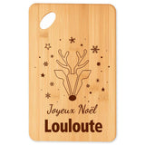 Planche à découper Joyeux noël Louloute cerf