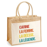 Sac Fête des Mères Mamie MAman Soeur Femme Famille Idée Cadeau anniversaire Noël Travail Boulot Métier Départ Retraite Collègue Femme cabas shopping plage