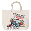 Sac Fête des Mères Mamie Famille Idée Cadeau anniversaire Noël Travail Boulot Métier Départ Retraite Collègue Femme cabas shopping plage