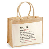 Sac Fête des Pères Papa Papi Frère Homme Famille Idée Cadeau anniversaire Noël Travail Boulot Métier Départ Retraite Collègue cabas 
