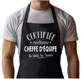 Cadeau Cuisinier cuisinière mère maman papa père mamie papi Vêtement Blouse de protection Barbecue Jardinage Tablier de Travail Tâches ménagères 