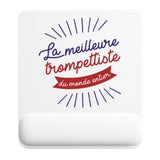 Tapis de souris ergonomique avec repose-poignet, accessoire bureau pour femme et homme, fête des pères, cadeau pas cher, idée cadeau fête des mères, secret santa, départ à la retraite, télétravail et gaming