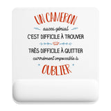 Tapis de souris ergonomique avec repose-poignet, accessoire bureau pour femme et homme, fête des pères, cadeau pas cher, idée cadeau fête des mères, secret santa, départ à la retraite, télétravail et gaming