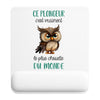 Tapis de souris ergonomique avec repose-poignet, accessoire bureau pour femme et homme, fête des pères, cadeau pas cher, idée cadeau fête des mères, secret santa, départ à la retraite, télétravail et gaming
