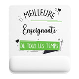 Tapis de souris ergonomique avec repose-poignet, accessoire bureau pour femme et homme, fête des pères, cadeau pas cher, idée cadeau fête des mères, secret santa, départ à la retraite, télétravail et gaming