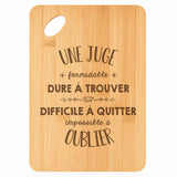Planche bambou gravée personnalisée femme idée cadeau Fête des Mères apéro 30×20 prénom cuisine plateau fromage anniversaire noel maman mamie