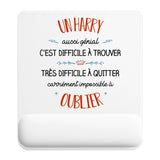 Tapis de souris ergonomique avec repose-poignet, accessoire bureau pour femme et homme, fête des pères, cadeau pas cher, idée cadeau fête des mères, secret santa, départ à la retraite, télétravail et gaming