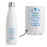 Bouteille Joyeux noël au meilleur Parrain