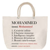 Sac Fête des Mères Mamie Famille Idée Cadeau anniversaire Noël Travail Boulot Métier Départ Retraite Collègue Femme cabas shopping plage