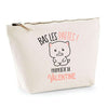 Trousse pochette de rangement maquillage Fête des Mères Mamie Famille Idée Cadeau anniversaire Noël Travail Boulot Métier Départ Retraite Collègue Femme