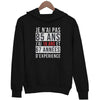 Sweat à capuche 85 ans expérience - Planetee