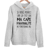 Sweat à capuche Cape d'invisibilité - Planetee