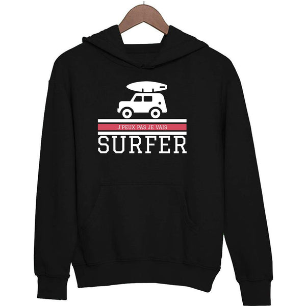 Sweat à capuche Désolé Je peux pas j'ai Surf - Planetee