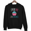 Sweat à capuche J'peux pas j'ai cupcakes - Planetee