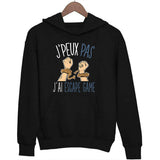 Sweat à capuche J'peux pas j'ai escape game - Planetee