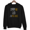 Sweat à capuche J'peux pas j'ai mots croisés - Planetee