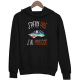 Sweat à capuche J'peux pas j'ai Musique - Planetee