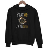 Sweat à capuche J'peux pas j'ai plus de fiat Bitcoin - Planetee