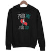 Sweat à capuche J'peux pas j'suis CISP - Planetee