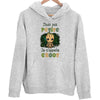Sweat à capuche J'suis pas petite je s'appelle Groot - Planetee