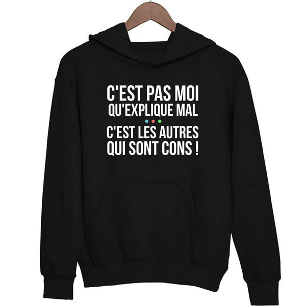 Sweat à capuche Kaamelott Perceval C'est Pas Moi Qui explique Mal - Planetee