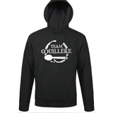 Sweat à capuche Kaamelott Team Couillère Roi Burgonde - Planetee
