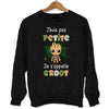 Sweat Je ne suis Pas Petite Je s'appelle Groot - Planetee