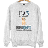 Sweat Golden Retriever | Je peux pas - Planetee