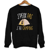 Sweat J'peux pas j'ai camping - Planetee