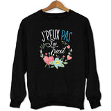 Sweat J'peux pas j'ai tricot - Planetee