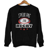 Sweat j'peux pas Rugby - Planetee