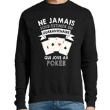 Sweat Poker Quarantenaire - Planetee