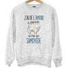 Sweat Samoyède Amour - Planetee