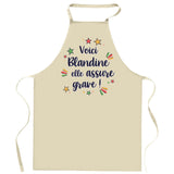 Cadeau Cuisinier cuisinière mère maman papa père mamie papi Vêtement Blouse de protection Barbecue Jardinage Tablier de Travail Tâches ménagères 