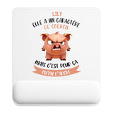 Tapis de souris ergonomique avec repose-poignet, accessoire bureau pour femme et homme, fête des pères, cadeau pas cher, idée cadeau fête des mères, secret santa, départ à la retraite, télétravail et gaming