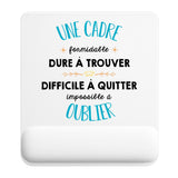 Tapis de souris ergonomique avec repose-poignet, accessoire bureau pour femme et homme, fête des pères, cadeau pas cher, idée cadeau fête des mères, secret santa, départ à la retraite, télétravail et gaming