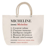 Sac Fête des Mères Mamie Famille Idée Cadeau anniversaire Noël Travail Boulot Métier Départ Retraite Collègue Femme cabas shopping plage