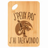 Planche bambou gravée personnalisée femme homme idée cadeau Fête des Mères Fête des Pères apéro papa maman prénom cuisine plateau fromage