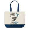 Sac de shopping bleu J'peux pas Méca Mécanique