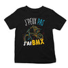 T-shirt enfant J'peux pas J'ai Bmx noir - Planetee