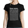 T-shirt Femme directrice Bonne ou Mauvaise Situation - Planetee