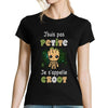 T-shirt femme Je ne suis pas Petite je s'appelle Groot - Planetee