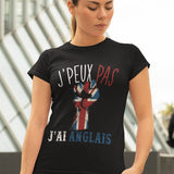 T-shirt Femme Je peux pas j'ai anglais - Planetee