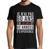 T-shirt Homme 60 ans - Planetee