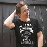 T-shirt homme Abeilles Sexagénaire - Planetee