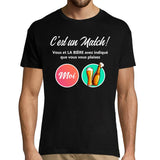 T-shirt Homme Bière Parodie site de rencontre - Planetee