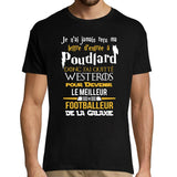 T-shirt homme Footballeur Galaxie - Planetee