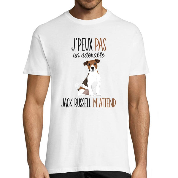 T-shirt Homme Jack Russell | Je peux pas - Planetee